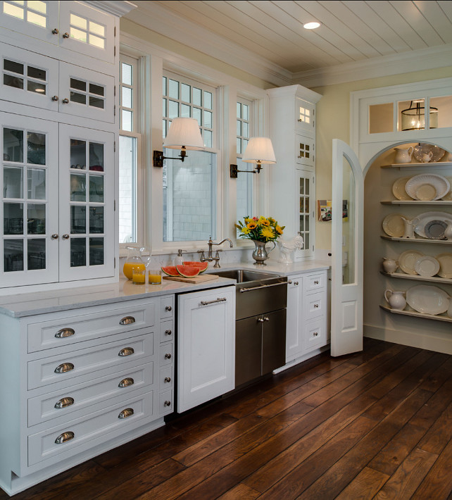 Kitchen Sink. Kitchen sink with custom cabinet and pantry. #Kitchen #KitchenSink #KitchenCabinet #KitchenPantry