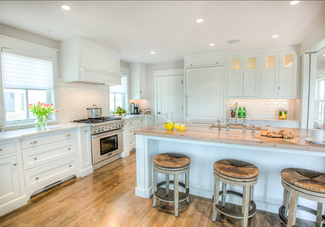 Kitchen. White Coastal Kitchen. #WhiteKitchen #CoastalKitchen