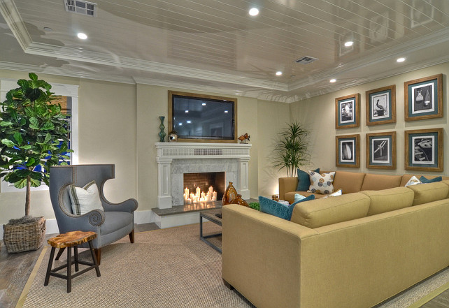 Living Room. Coastal Living Room Ideas. #CoastalInteirors #LivingRoom #LivingRoomIdeas