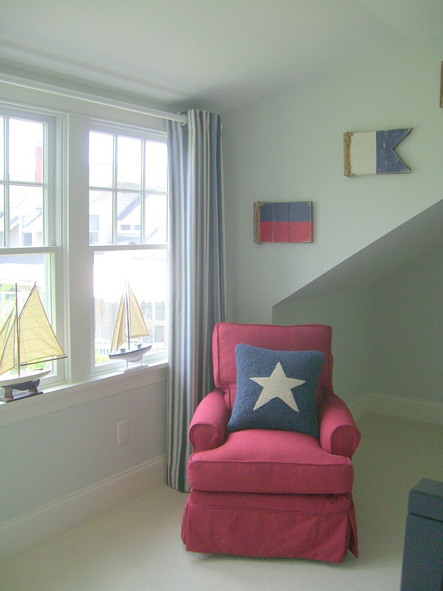 Nautical Themed Kids Bedroom. #NauticalThemedBedroom