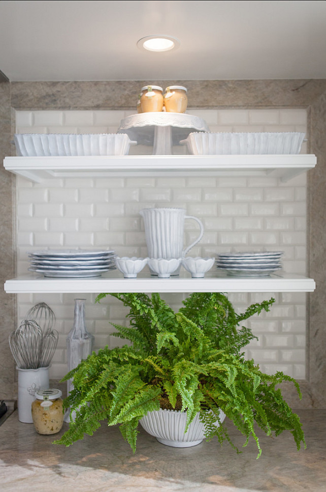 Open Shelves Kitchen. Kitchen with open shelves. #Kitchen #OpenShelves