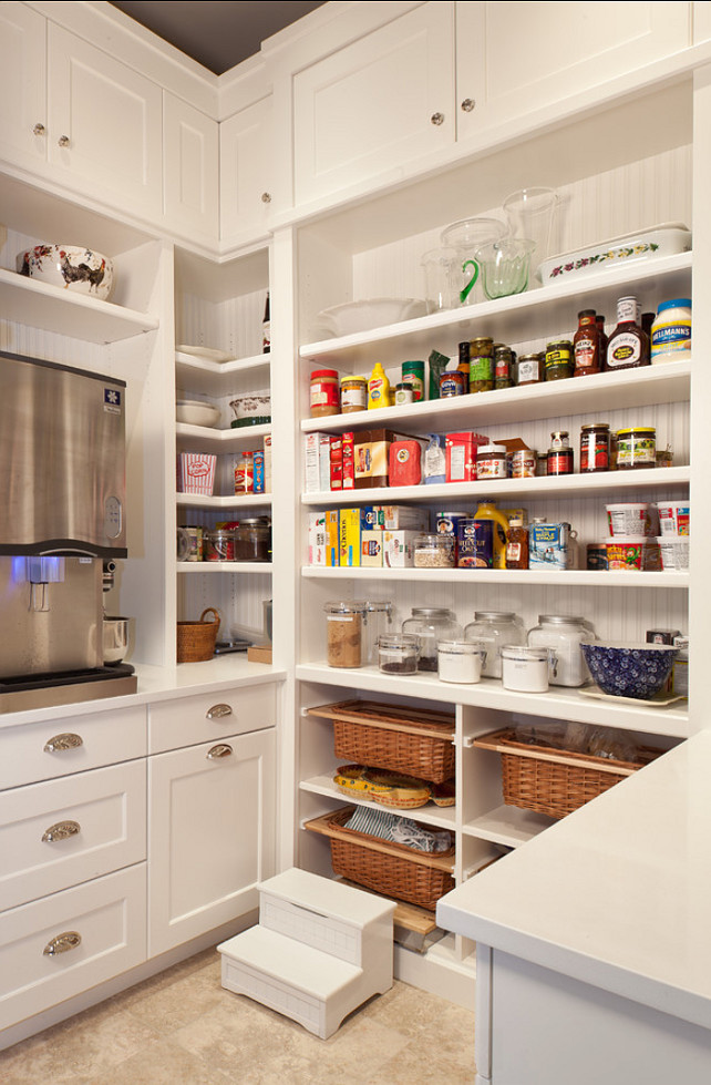 Pantry. Pantry Design. Kitchen Pantry with smart storage ideas. Pantry