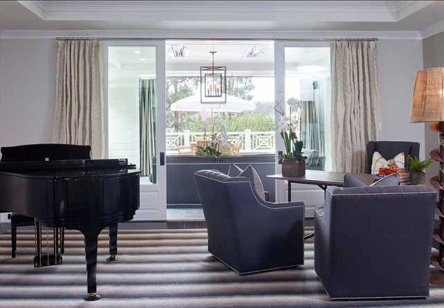 Piano Room. Piano Room Design. Music Room #PianoRoom #PianoRoomDesign