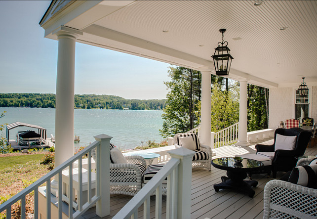 Porch. Porch Ideas. Coastal Porch with inspiring patio furniture. #Porch #PatioFurniture #Porch #CoastalPatioIdeas