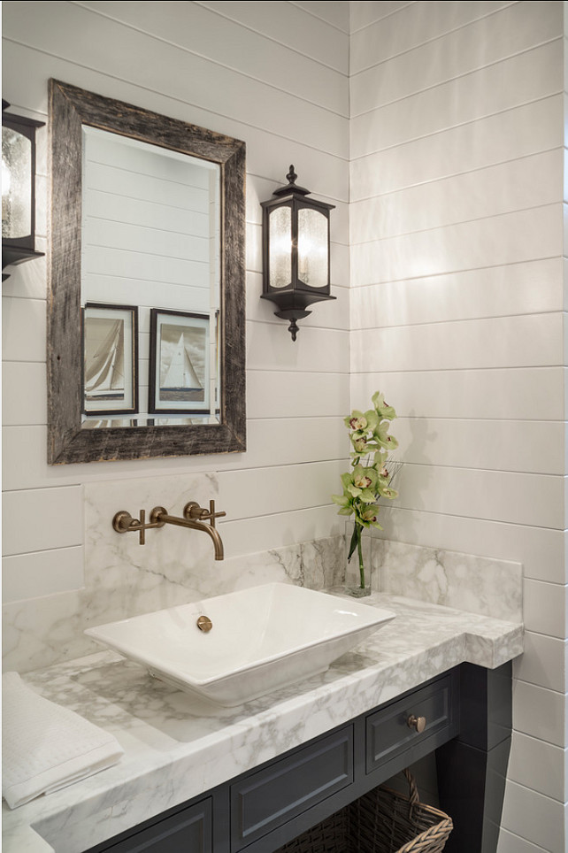 Powder Room. Powder Room Ideas. #PowderRoom