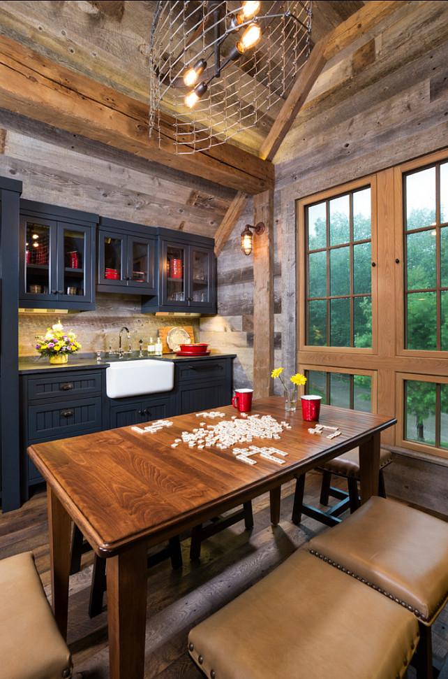 Rustic Kitchen.